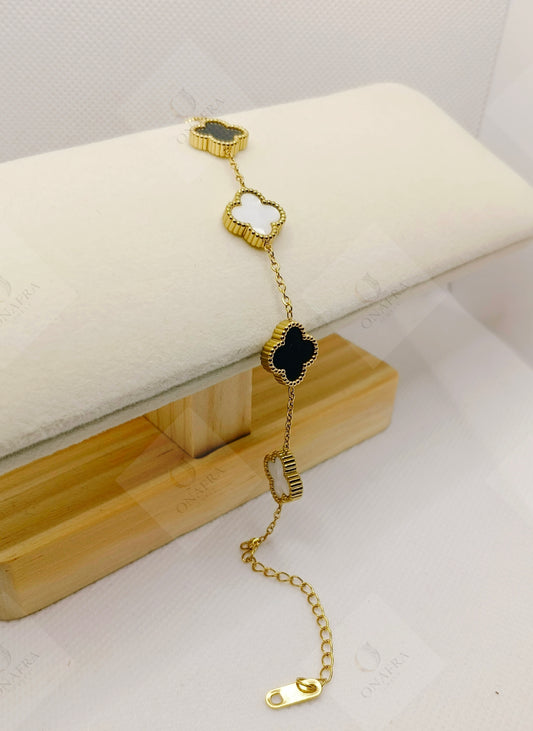 Most Trendy Two Color Bracelet