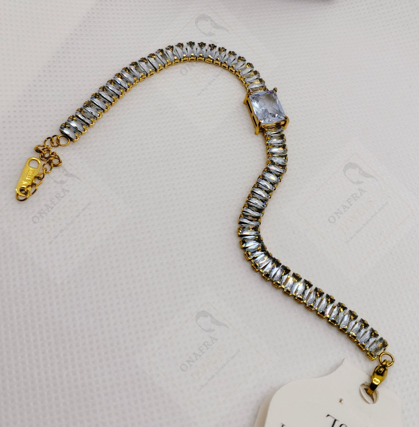 Zircon Chain Bracelet