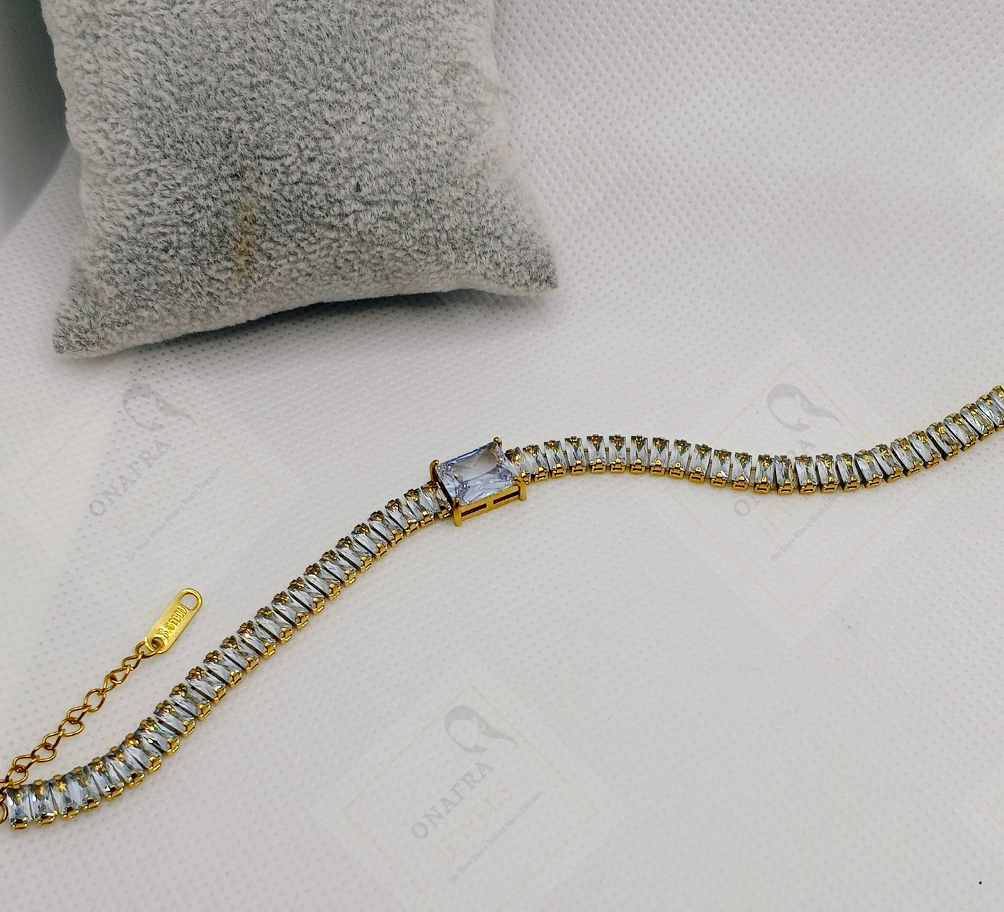 Zircon Chain Bracelet