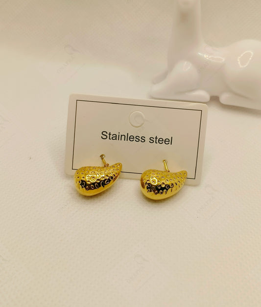 18K Gold Plated Stainless Steel Earrings β Elegant & Trendy.