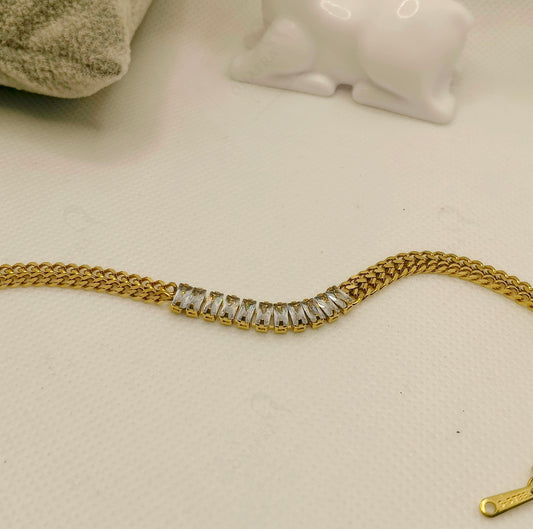 Beautiful Zircon Chain Bracelet