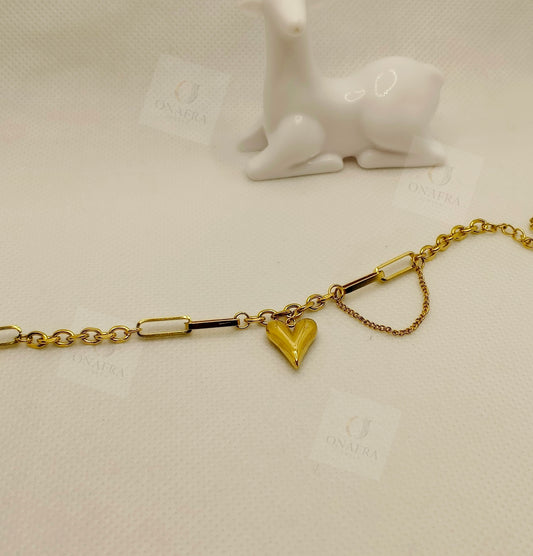 Simple  Daily Wear Heart Bracelet