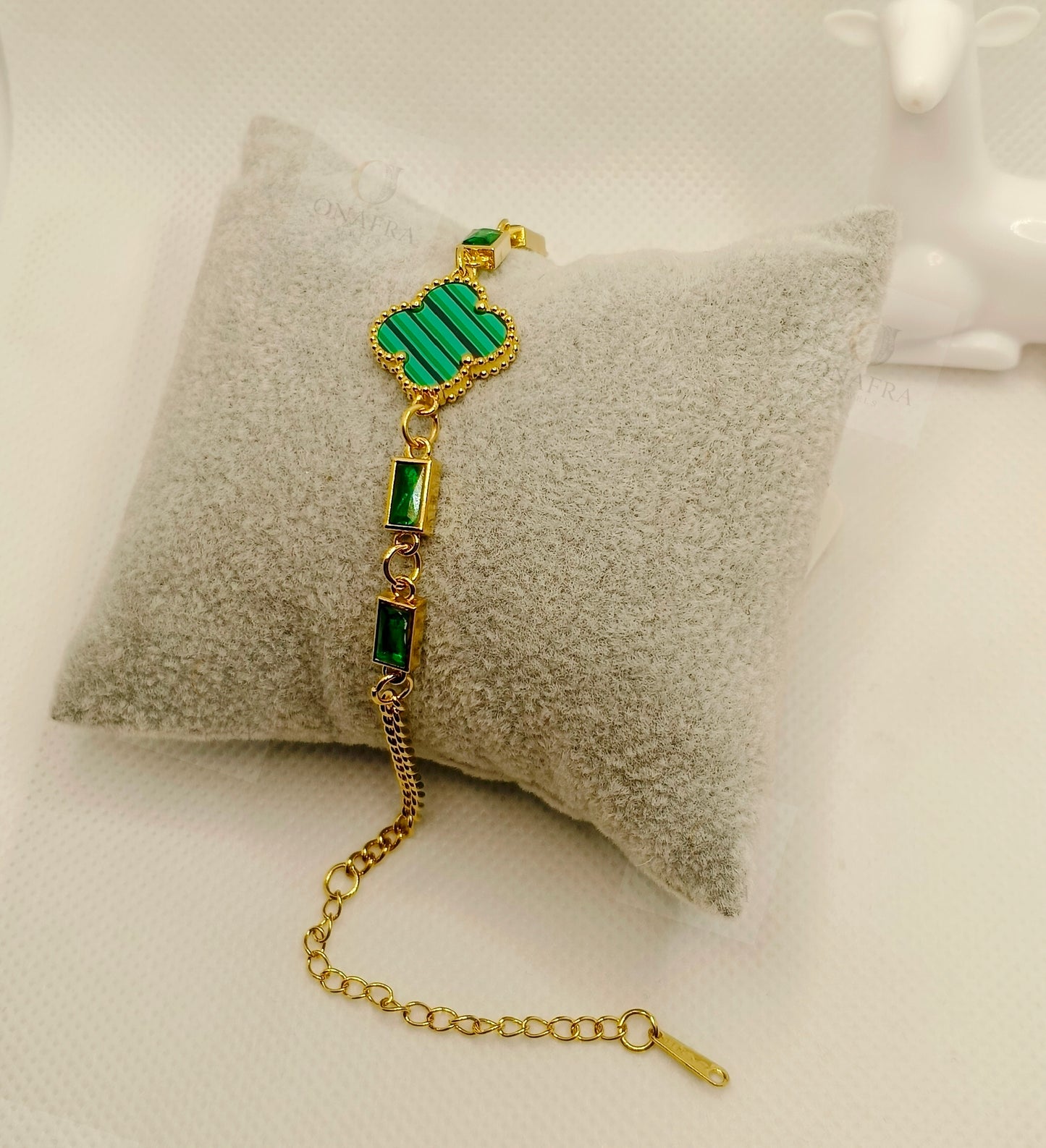 Green and Gold Color Bracelet
