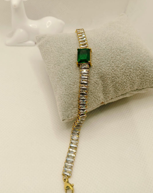 Zircon Chain Bracelet