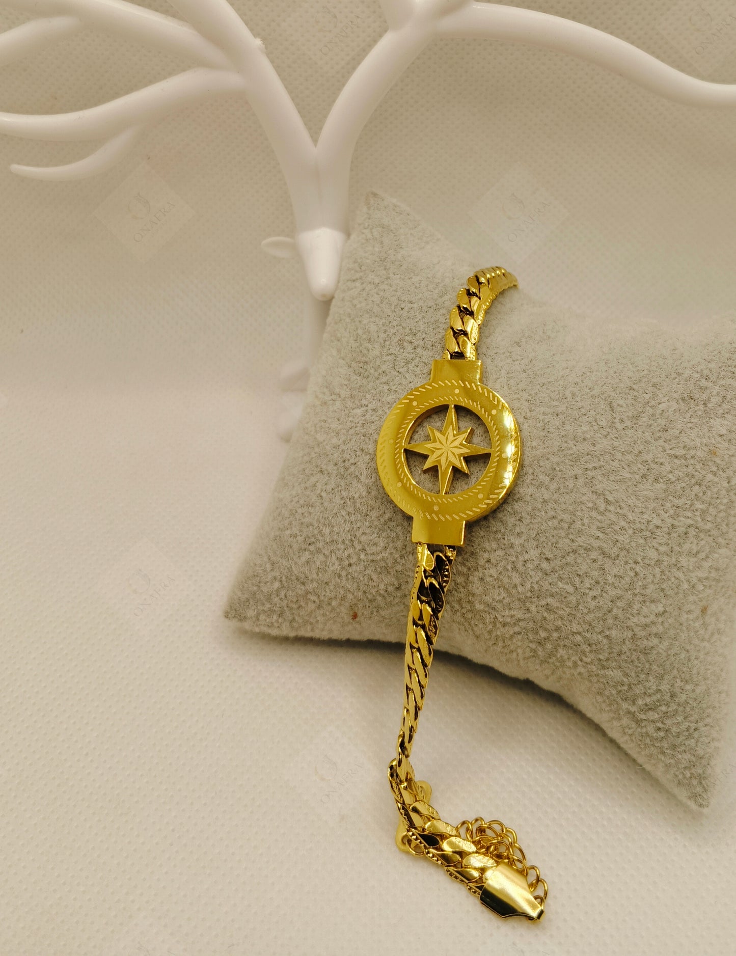 Trendy Gold Tone Bracelet