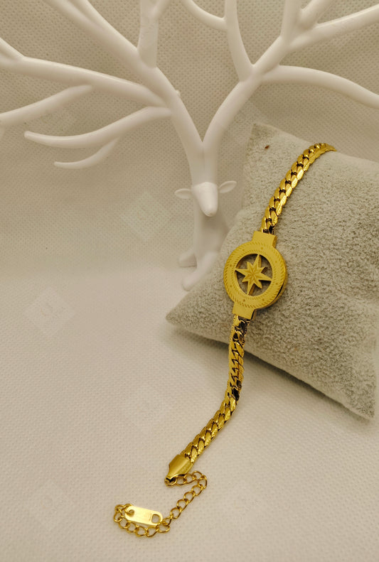 Trendy Gold Tone Bracelet