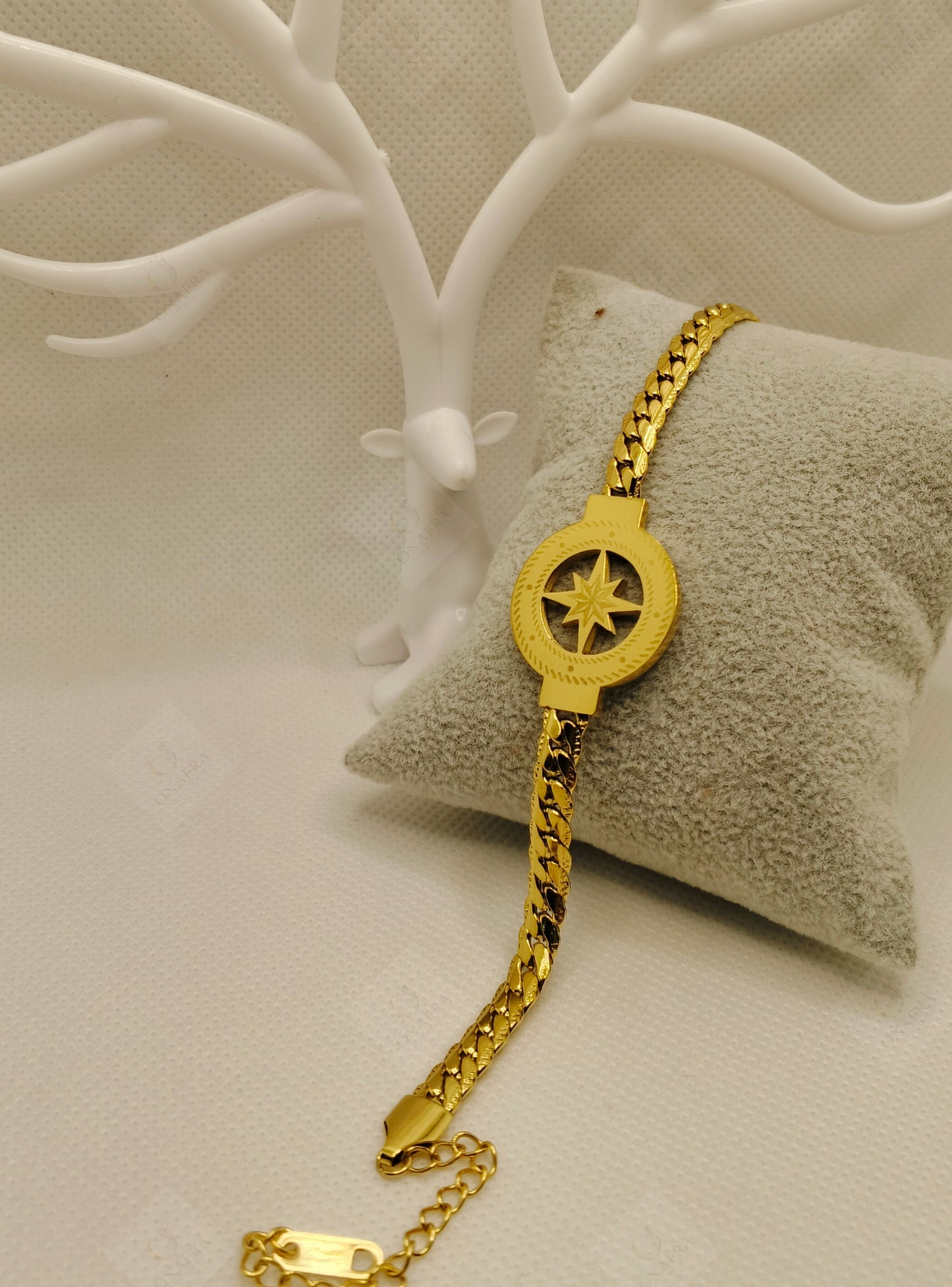 Trendy Gold Tone Bracelet