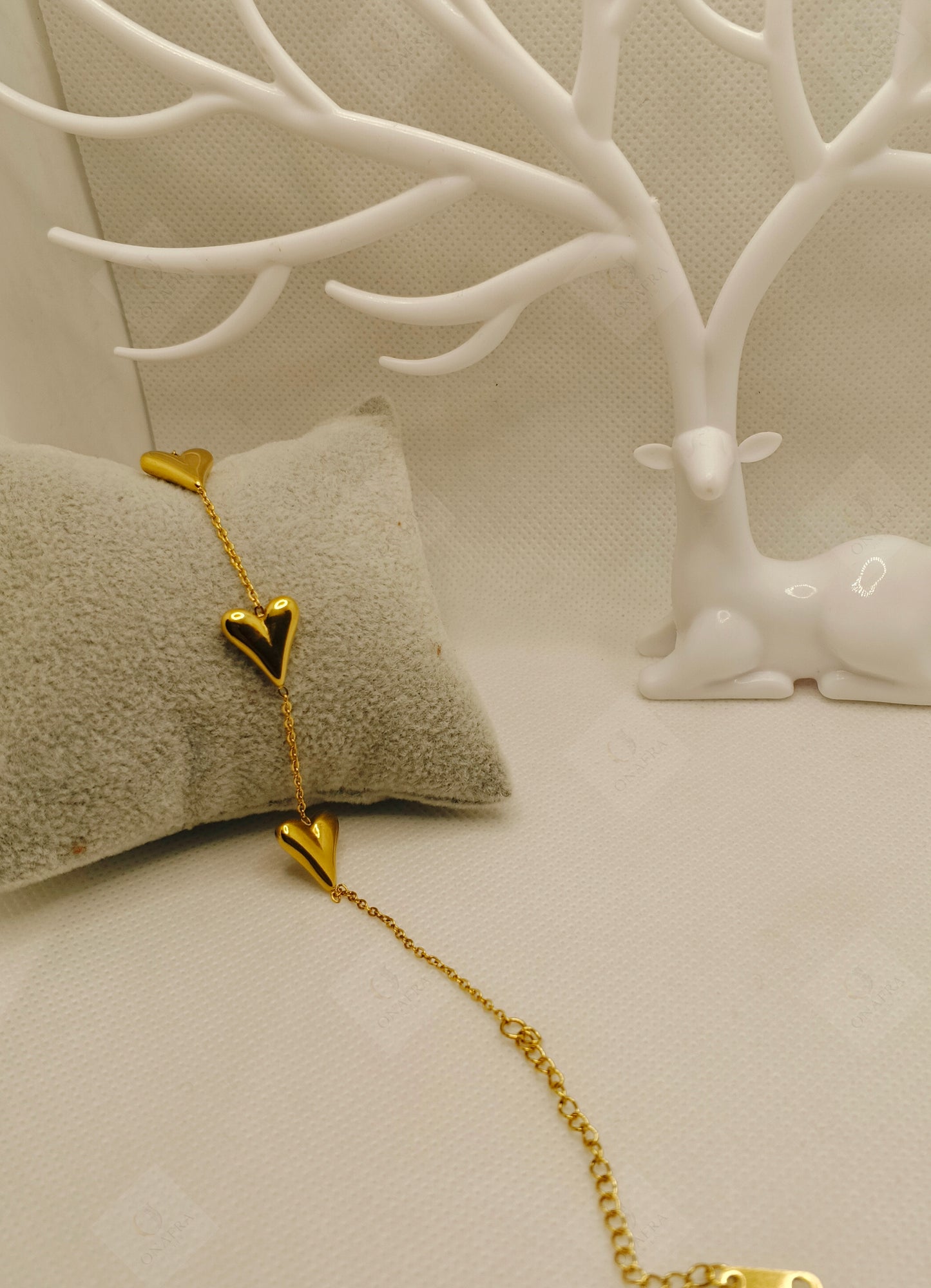 Trendy Heart Chain Bracelet