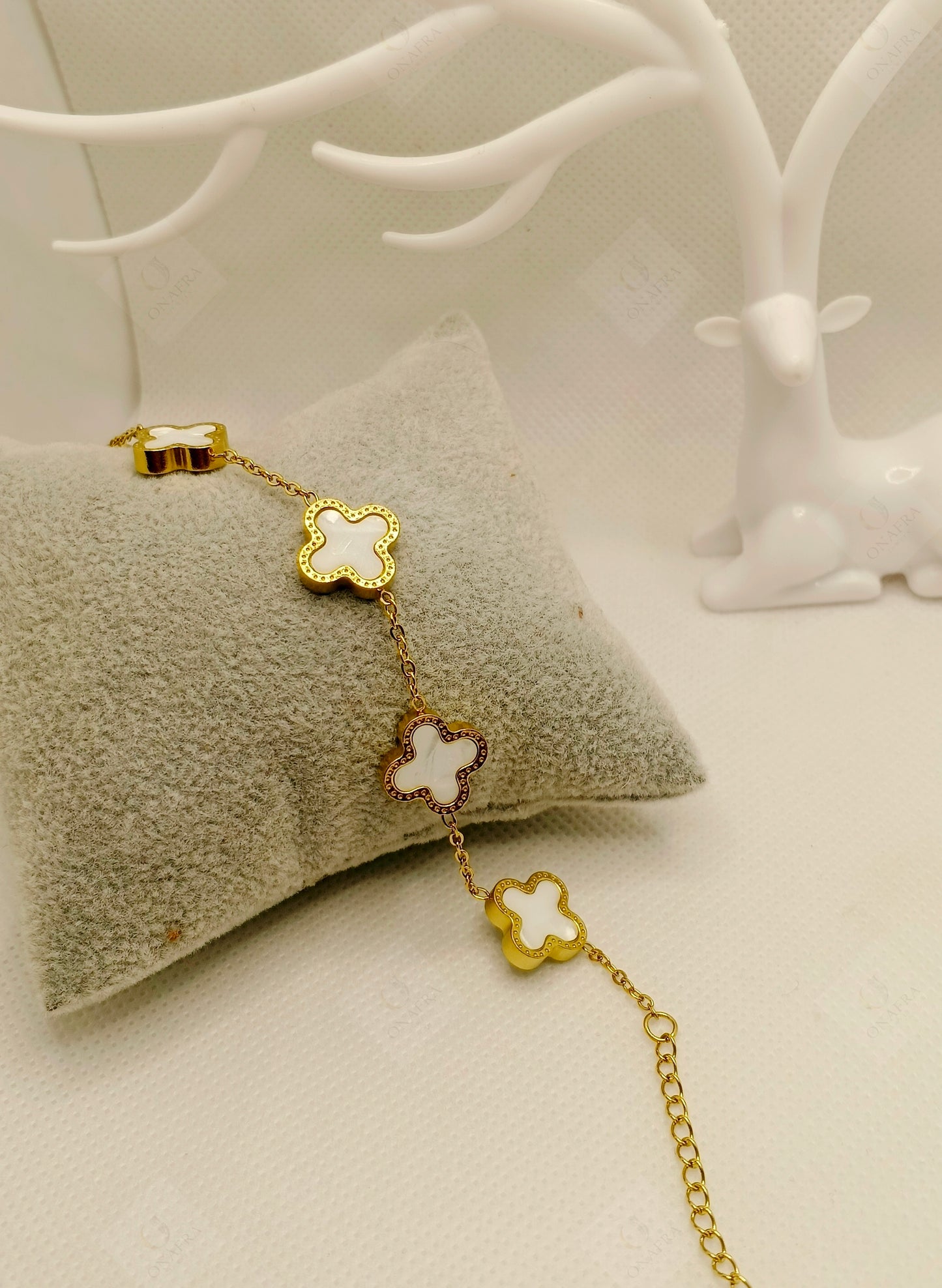 Trendy White Chain Bracelet