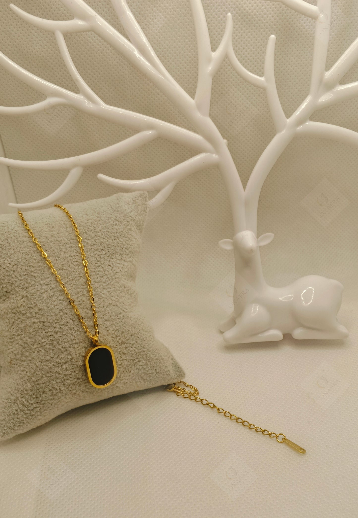 Black and Gold Color Necklace