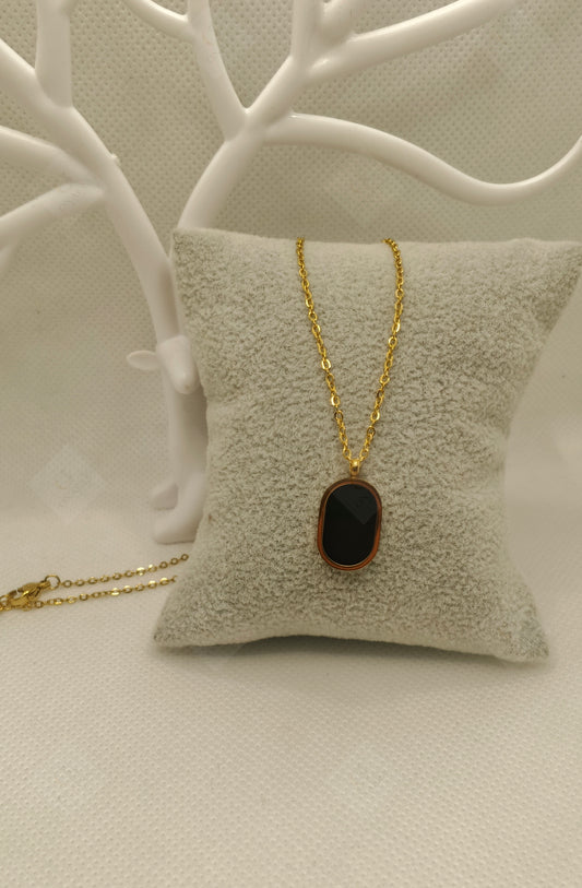 Black and Gold Color Necklace