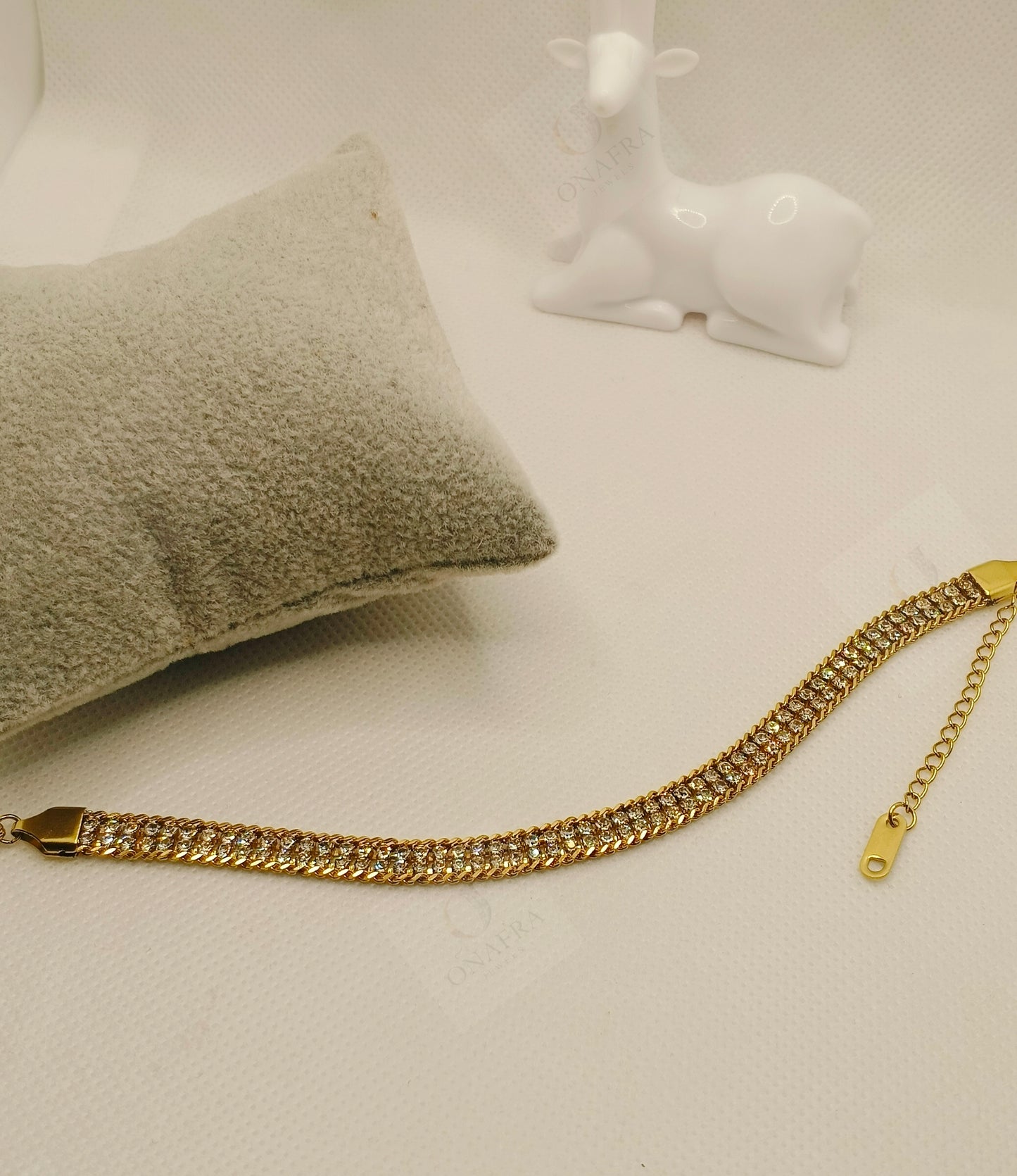 Trendy Double Zircon Bracelet