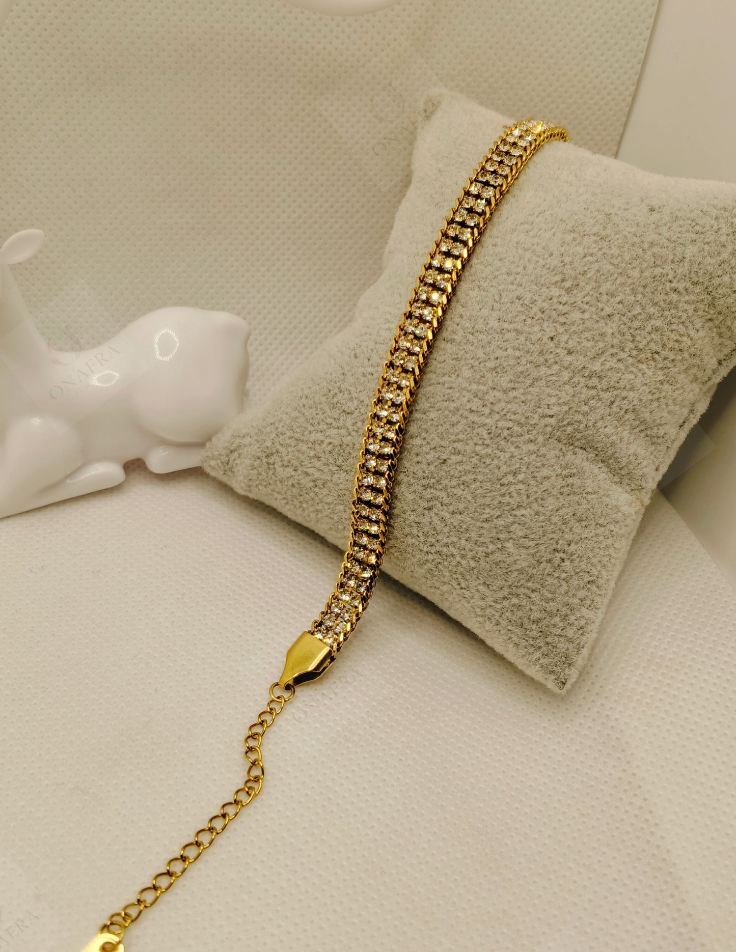 Trendy Double Zircon Bracelet