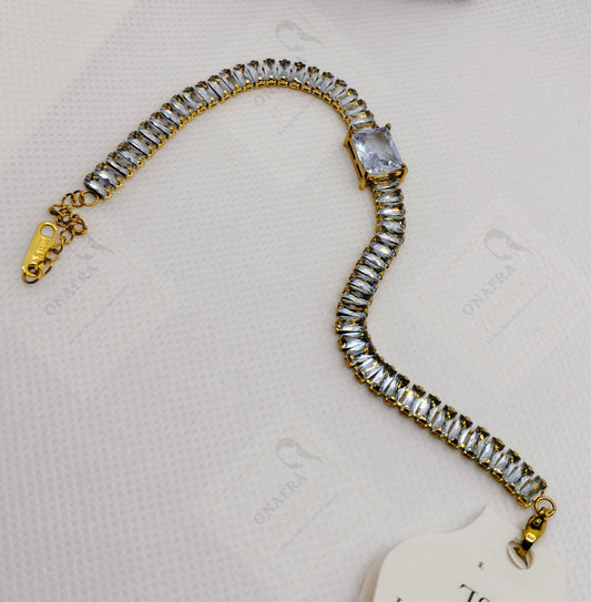 Zircon Chain Bracelet