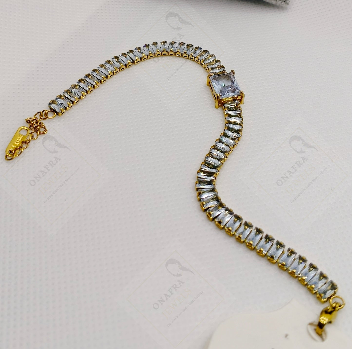 Zircon Chain Bracelet