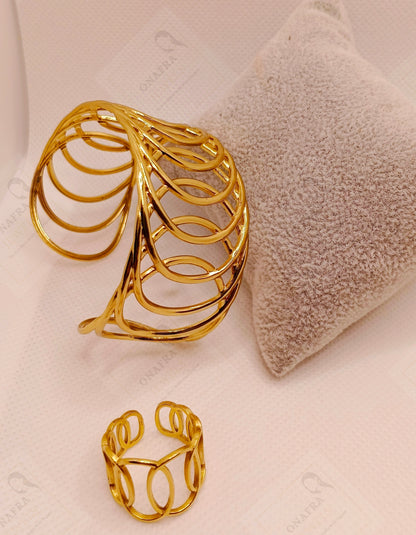 Jewelry Combo – Handcuff & Ring