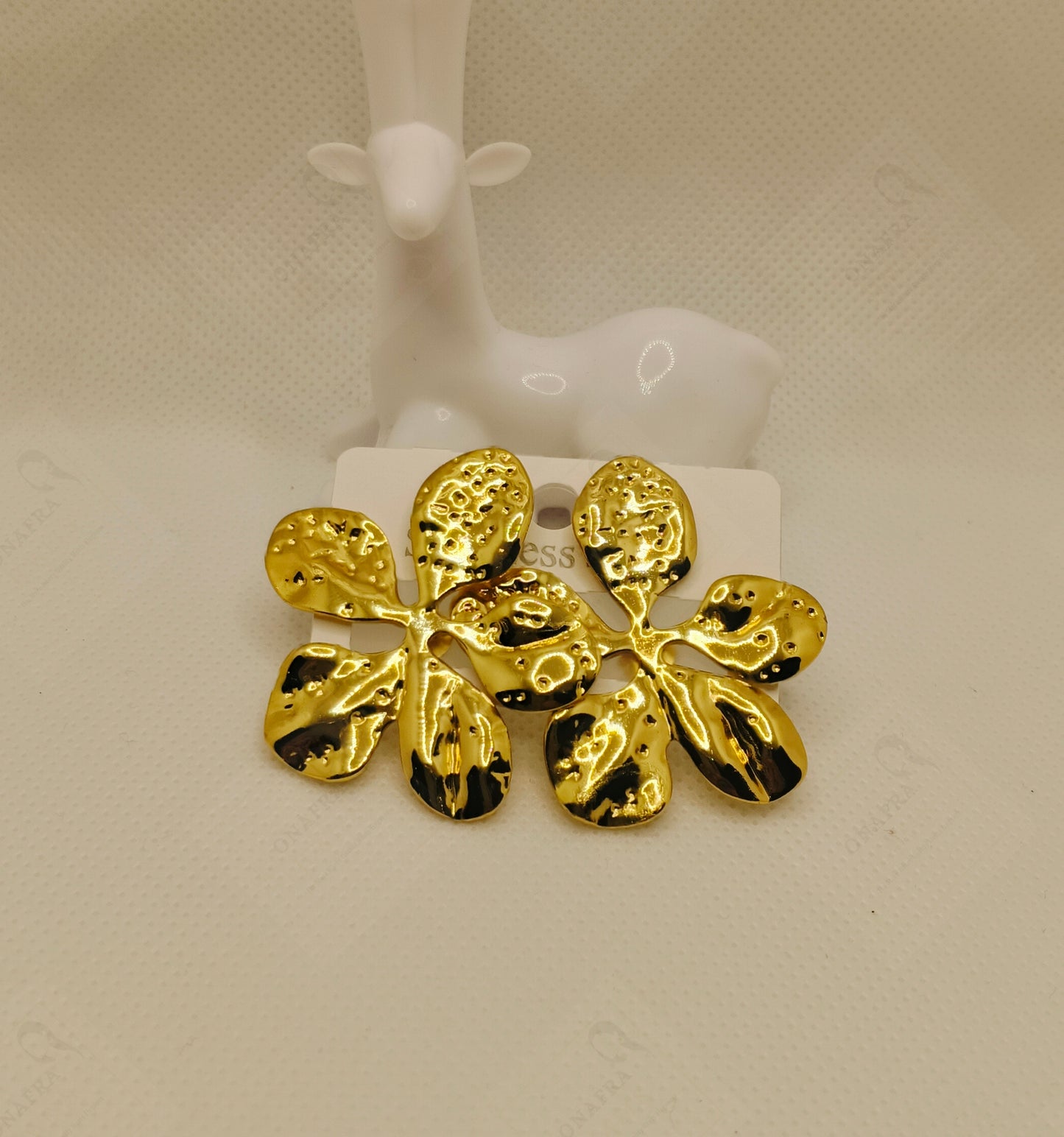 Golden Flower Earrings