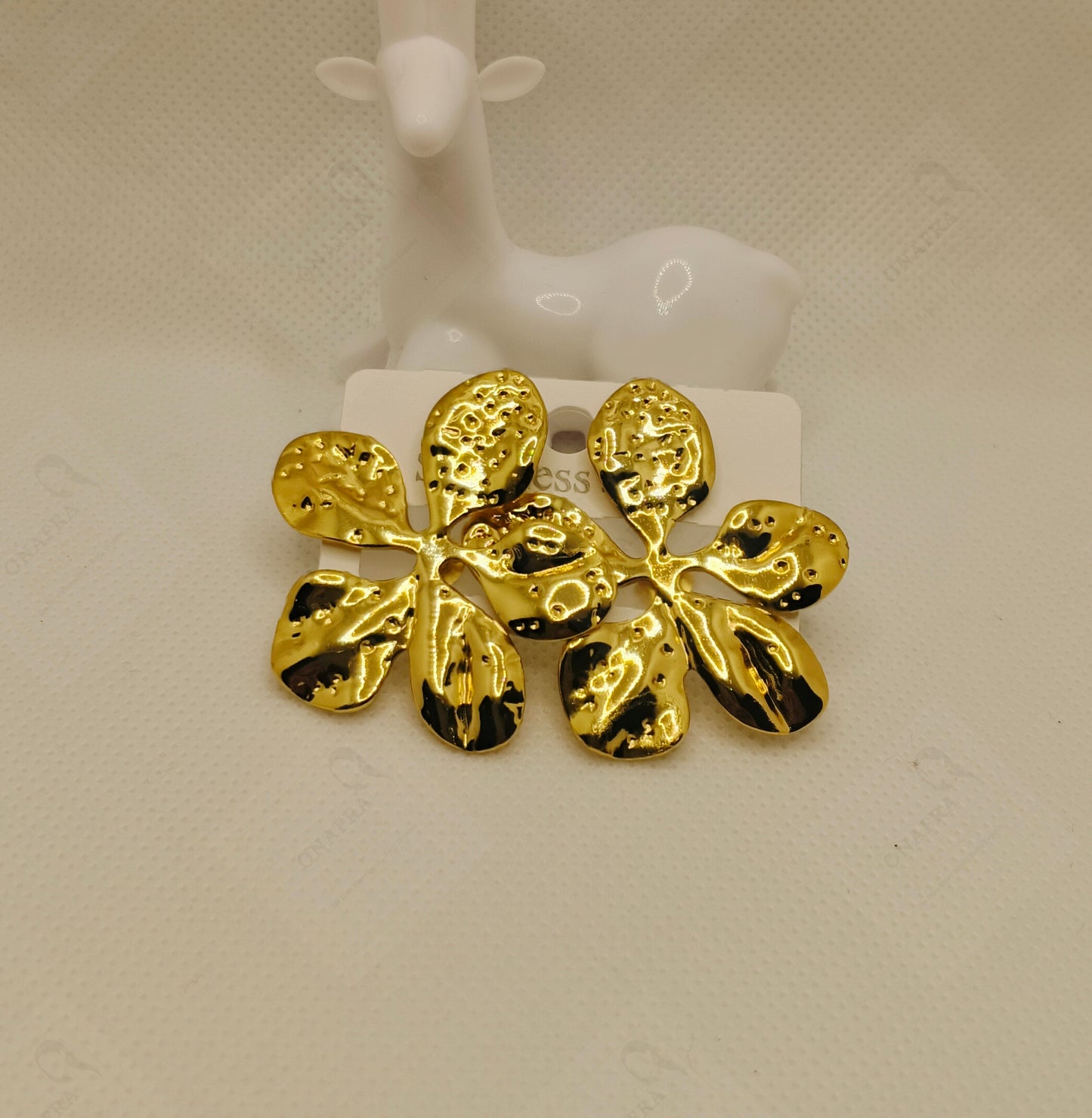 Golden Flower Earrings