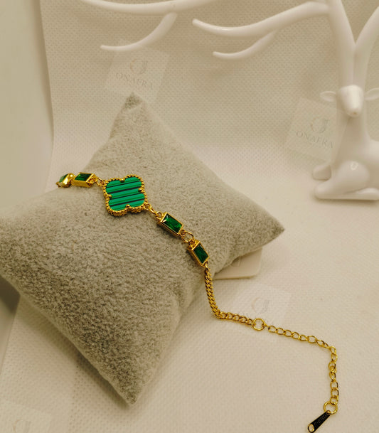 Green and Gold Color Bracelet