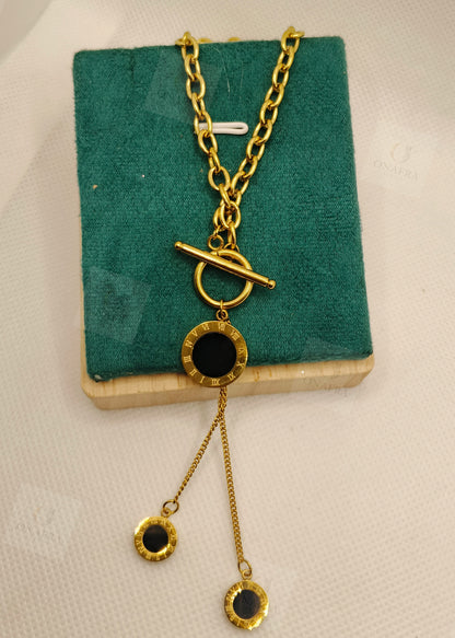 Double Pendant Necklace