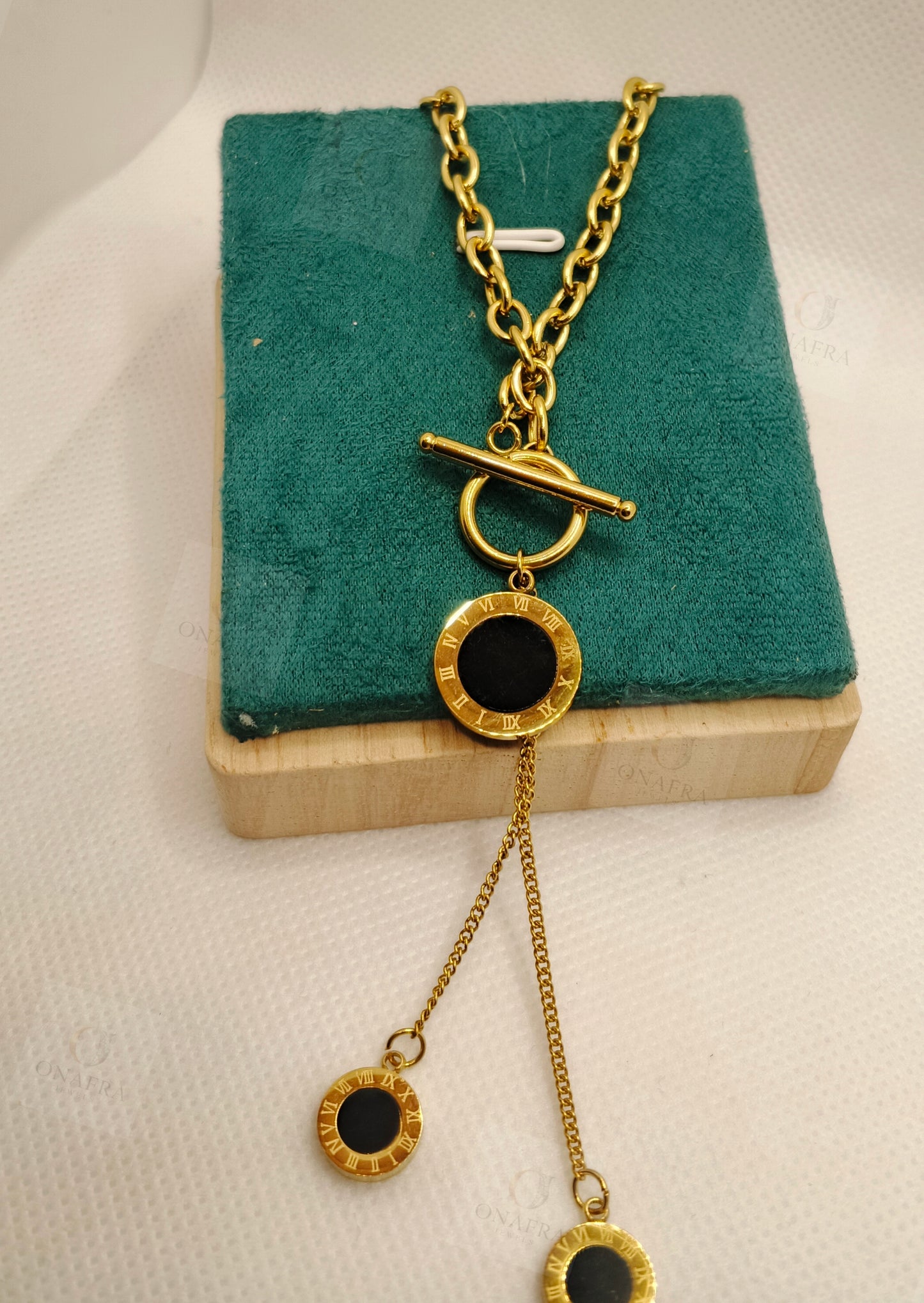Double Pendant Necklace