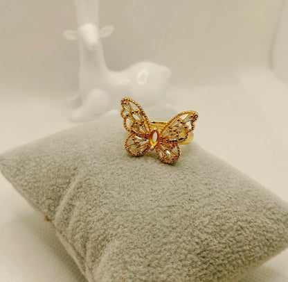 Butterfly Zircon Ring