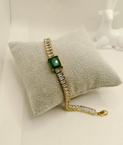 Zircon Chain Bracelet