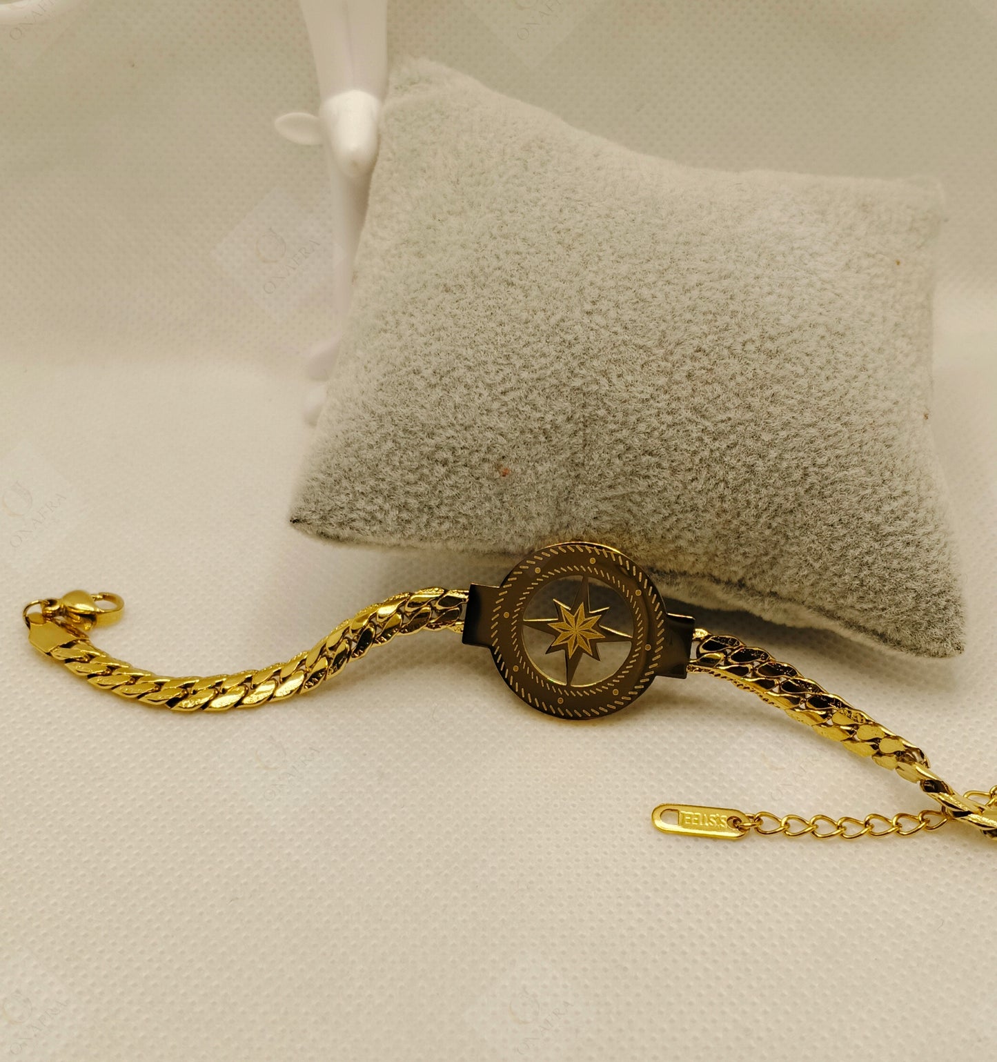 Trendy Gold Tone Bracelet