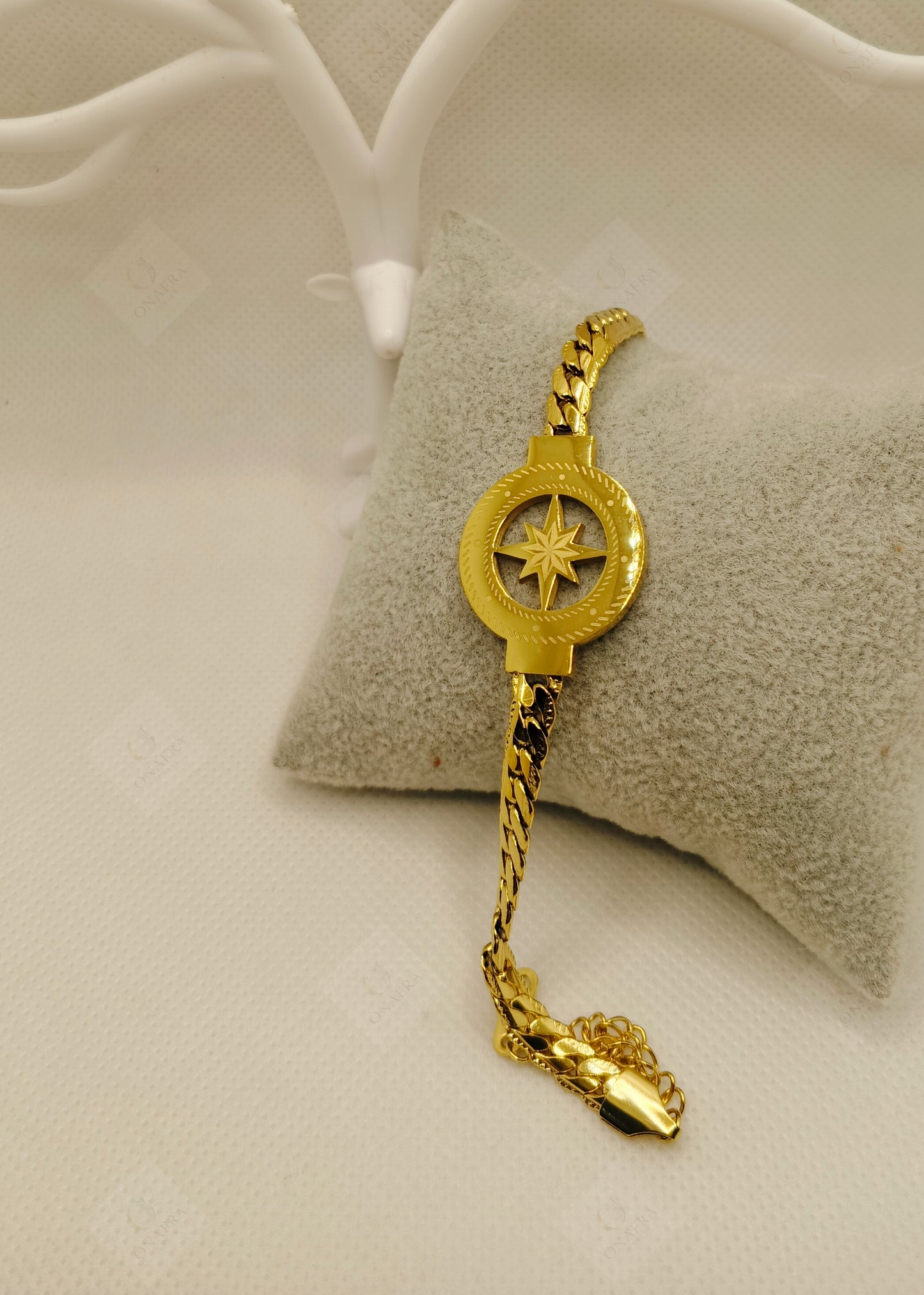 Trendy Gold Tone Bracelet