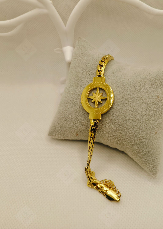 Trendy Gold Tone Bracelet