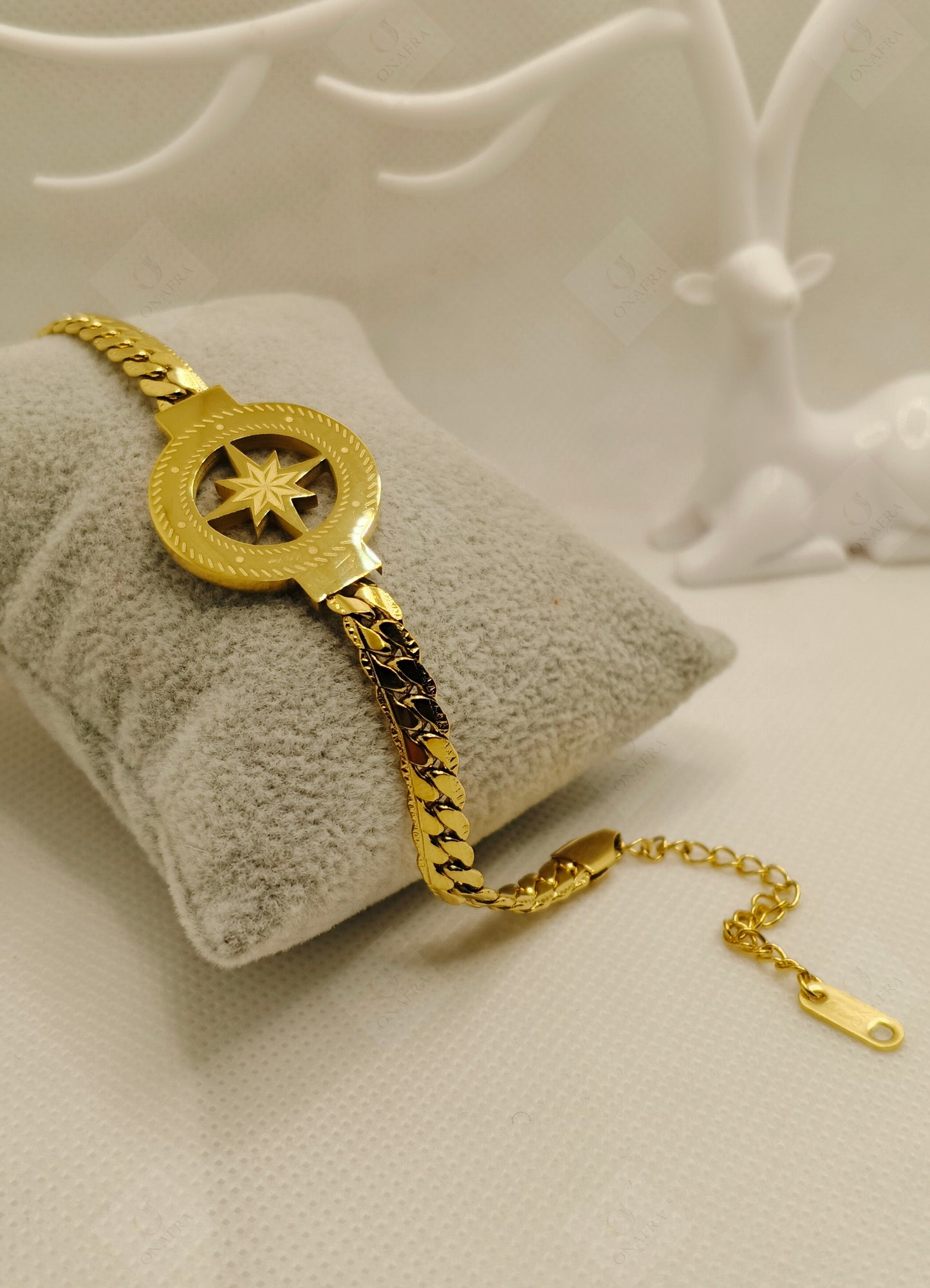 Trendy Gold Tone Bracelet