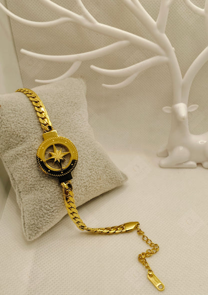 Trendy Gold Tone Bracelet