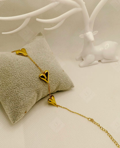 Trendy Heart Chain Bracelet