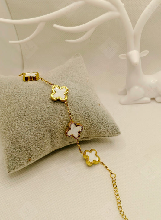 Trendy White Chain Bracelet