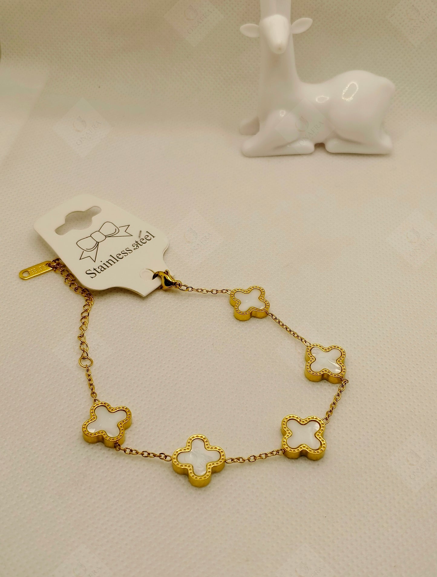 Trendy White Chain Bracelet