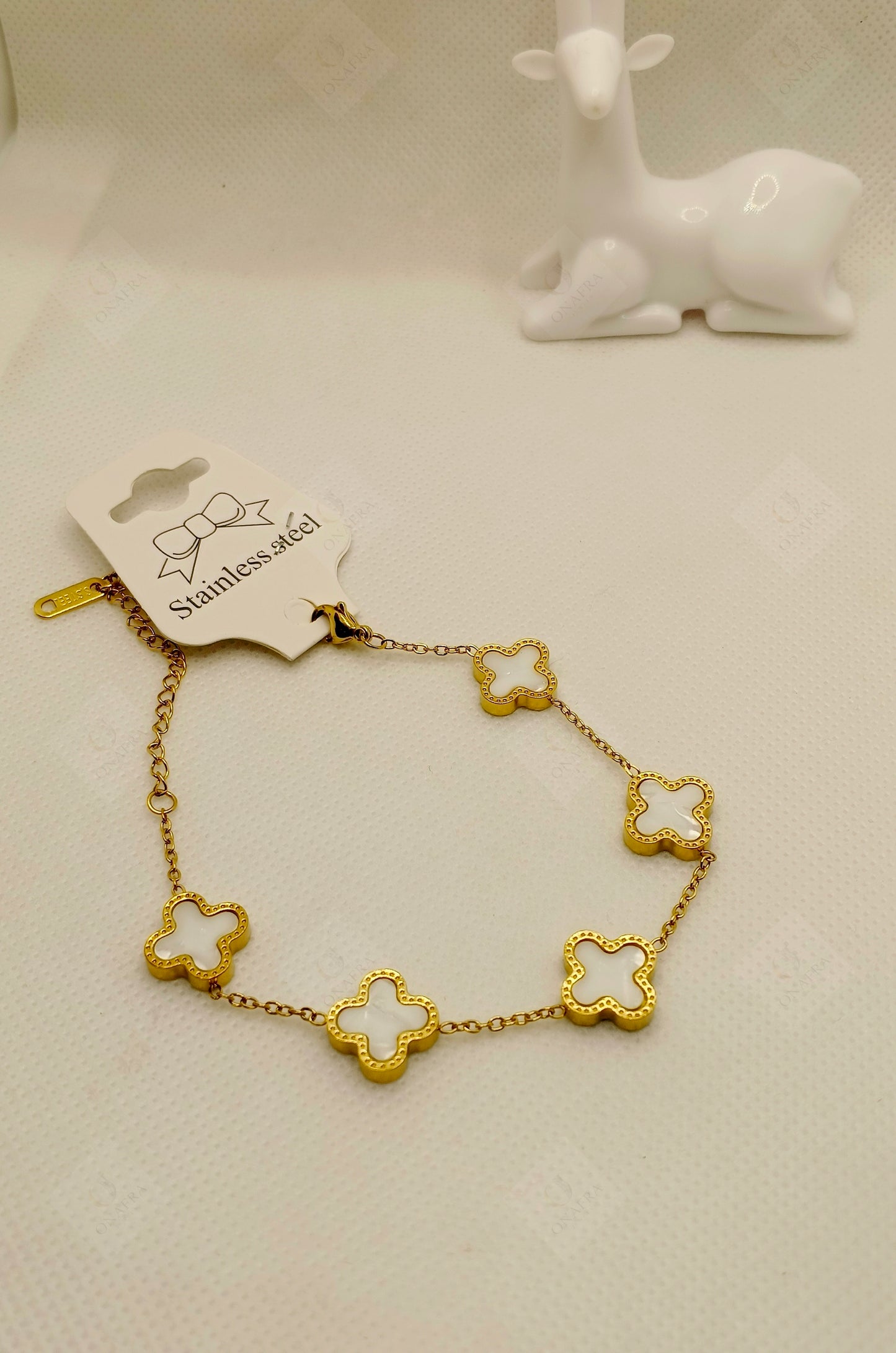 Trendy White Chain Bracelet