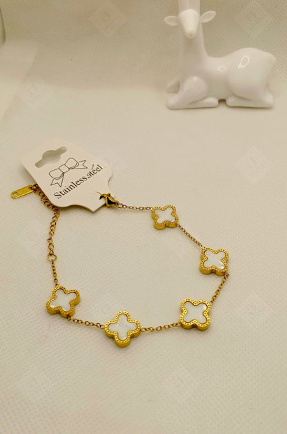 Trendy White Chain Bracelet