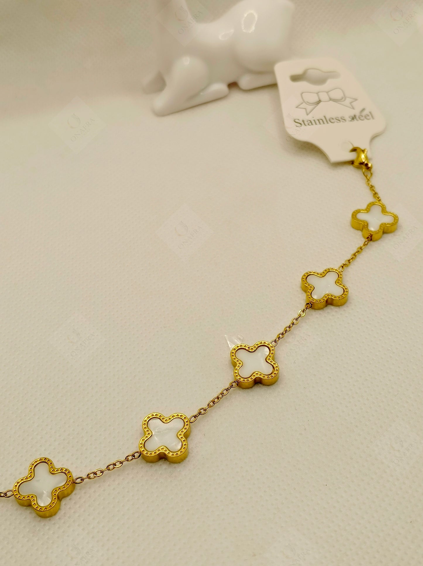 Trendy White Chain Bracelet