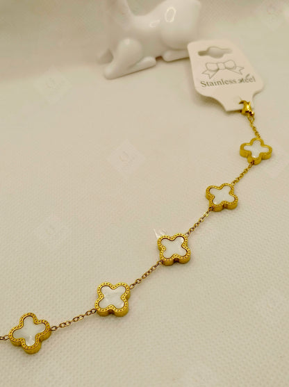 Trendy White Chain Bracelet