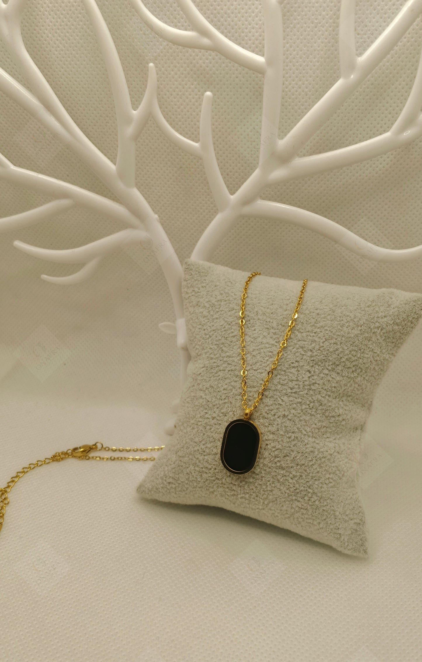 Black and Gold Color Necklace