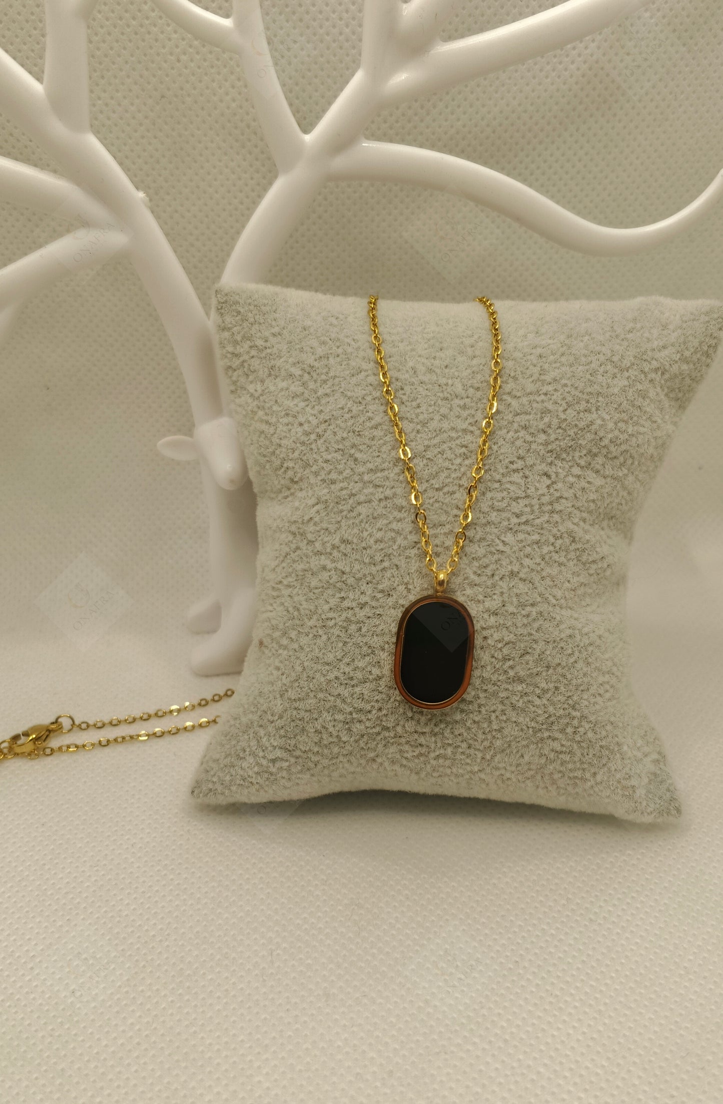 Black and Gold Color Necklace