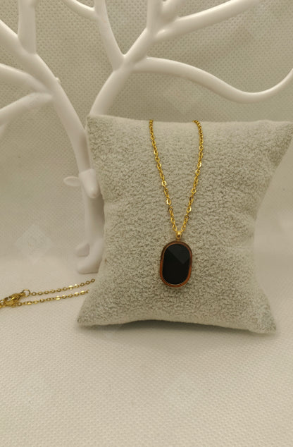 Black and Gold Color Necklace