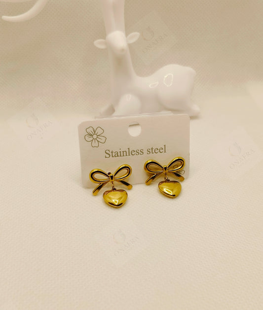 Elegent Bow Shaped Earrings