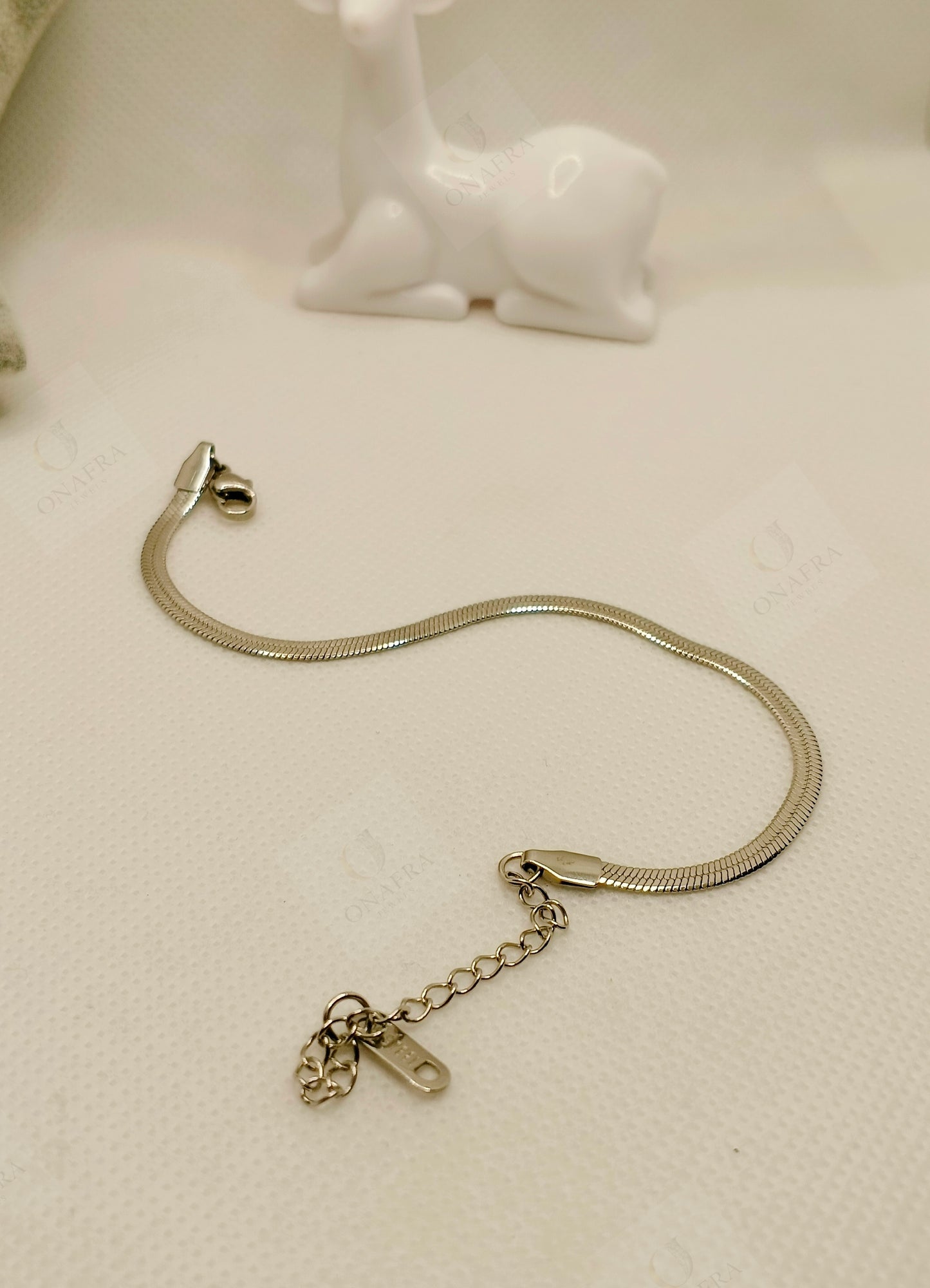 Silver Snake Chain Bracelet