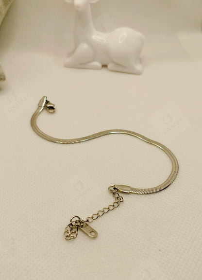 Silver Snake Chain Bracelet