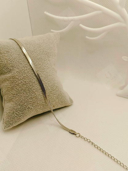 Silver Snake Chain Bracelet