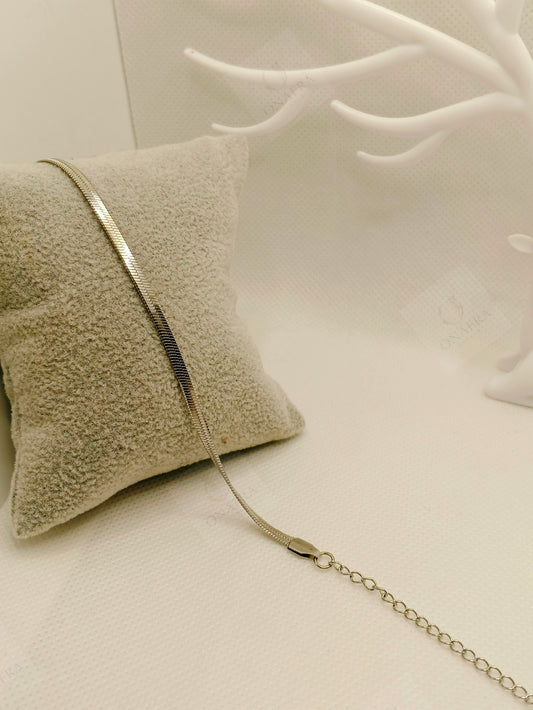 Silver Snake Chain Bracelet