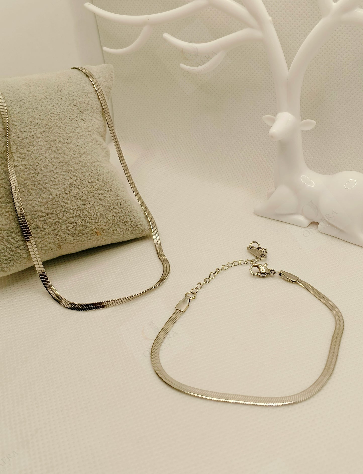 Silver Snake Chain Combo